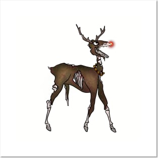 Rudolph reindeer Posters and Art